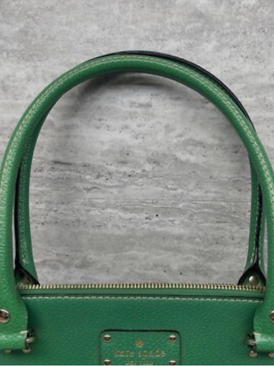 Kate Spade Wellesley Kelly Green Leather Tote